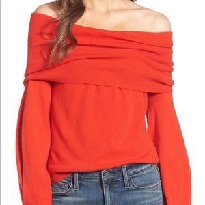 SN x Treasure & Bond off the shoulder sweater